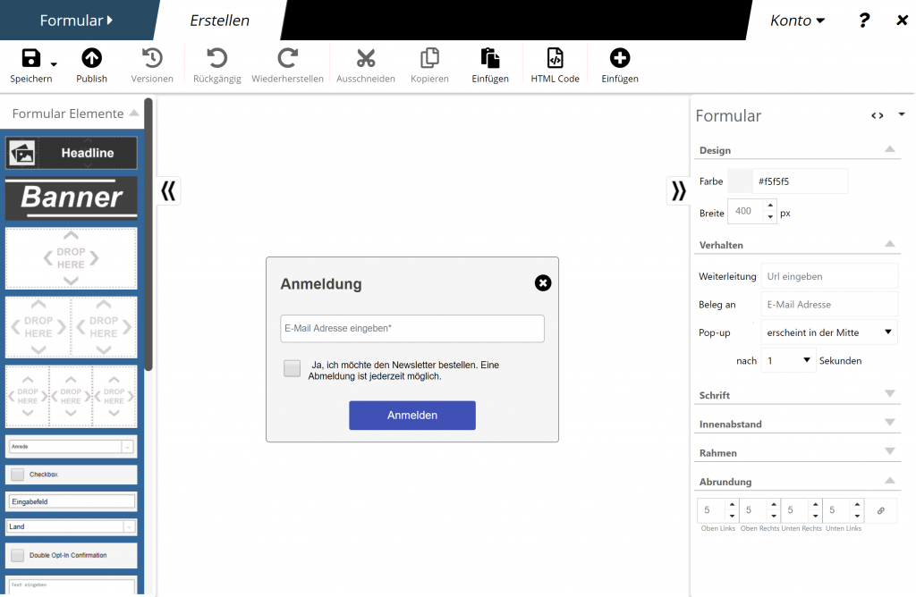 Web Formular Professionelle Web Formulare | mailfino