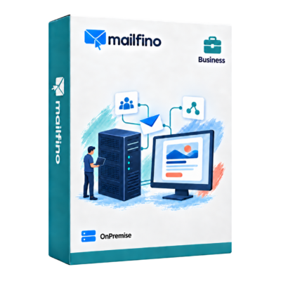Symbolic mailfino On-Premise Business product box