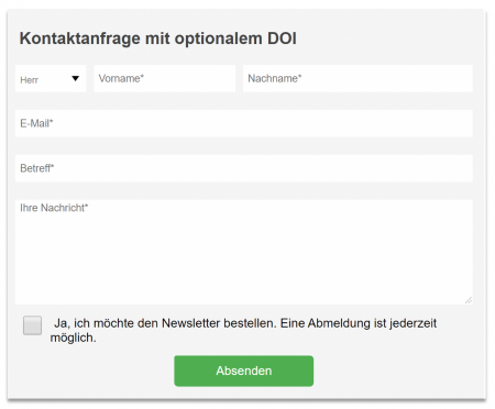 Kontaktformular